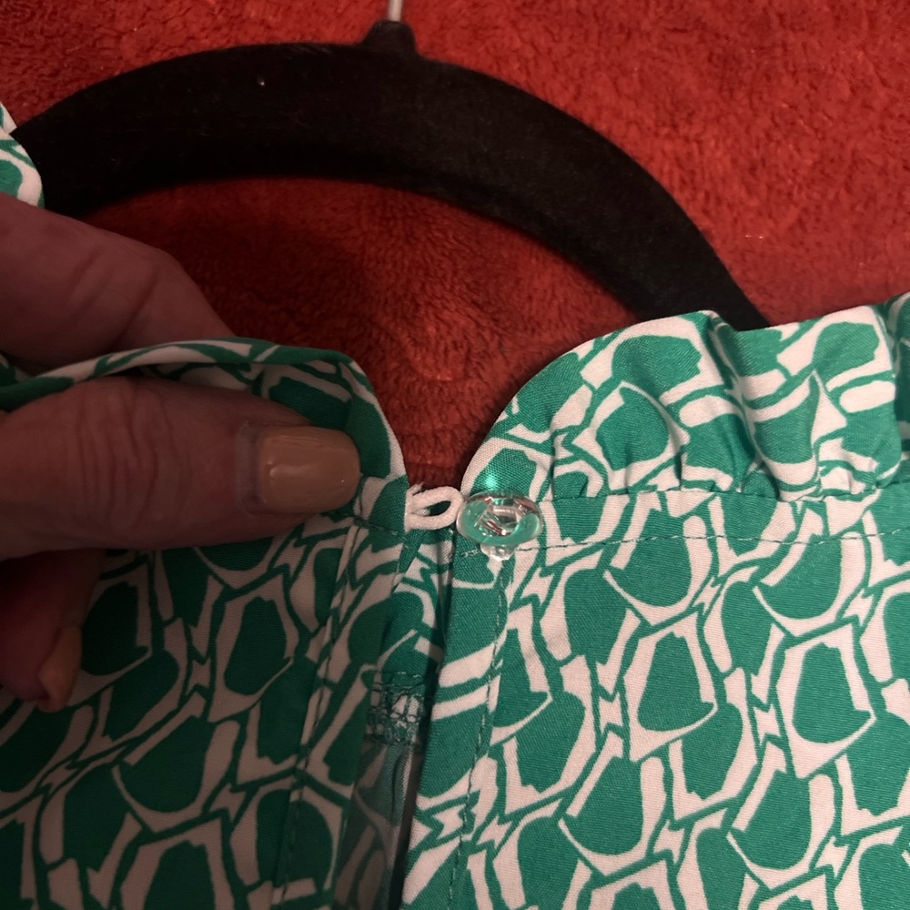 Aluna Levi Green and Pink Patterned Blouse - Picture 12 of 16